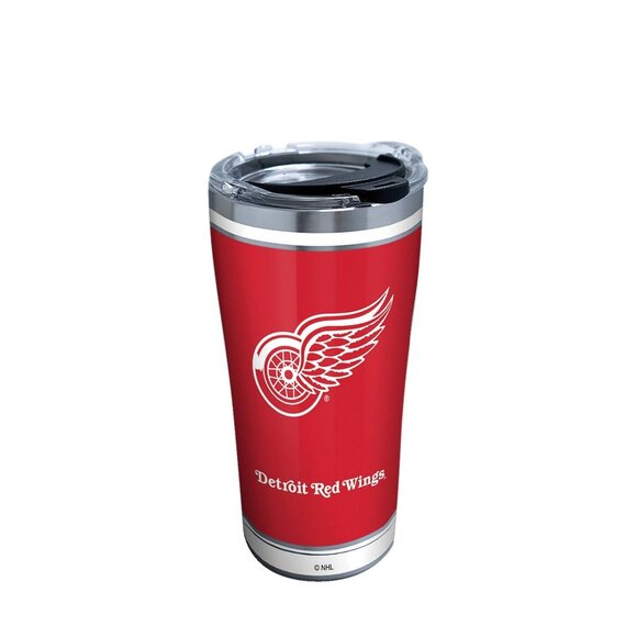 NWT Tervis NHL Detroit Red Wings Shootout 20 Oz. Stainless Steel Tumbler w/ lid - Picture 2 of 10